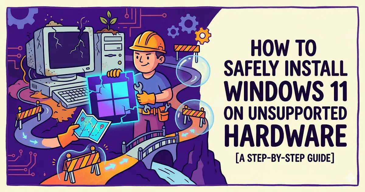 How to Safely Install Windows 11 on Unsupported Hardware
