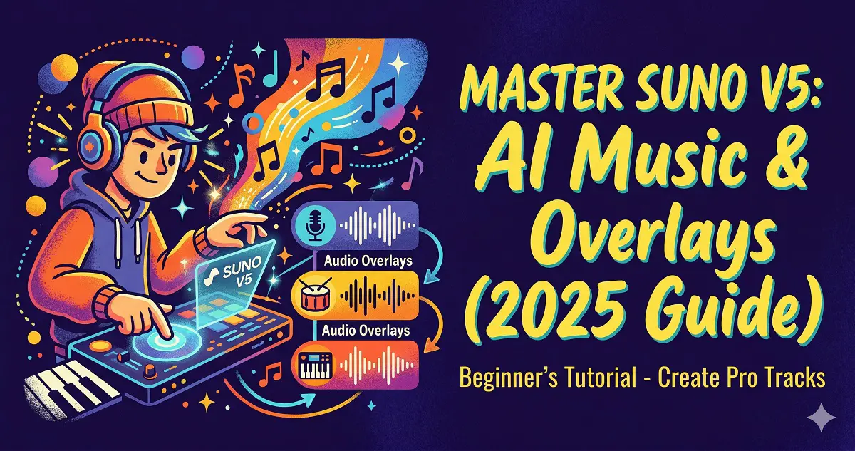 Suno V5 Tutorial: Mastering AI Music Generation and Audio Overlays (2025 Beginner's Guide)