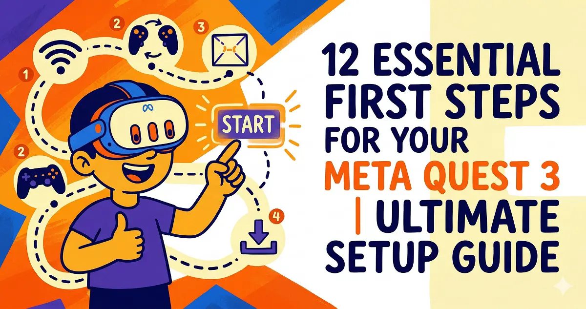 12 Essential First Steps for Your Meta Quest 3 | Ultimate Setup Guide