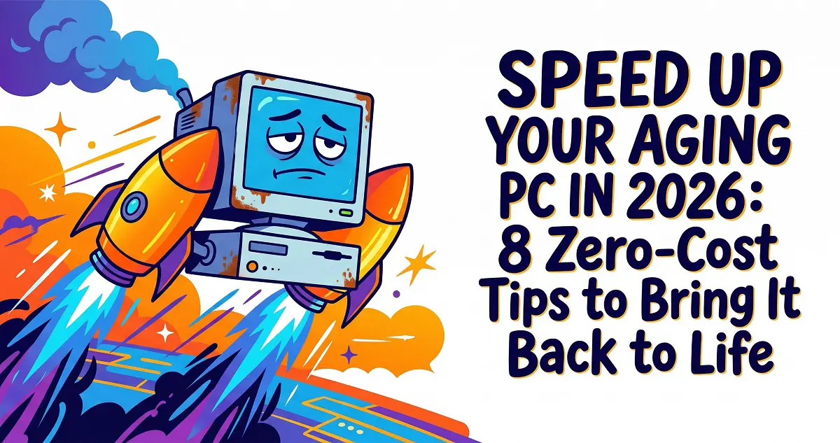 Speed Up Your Aging PC in 2026: 8 Zero-Cost Tips to Bring It Back to Life