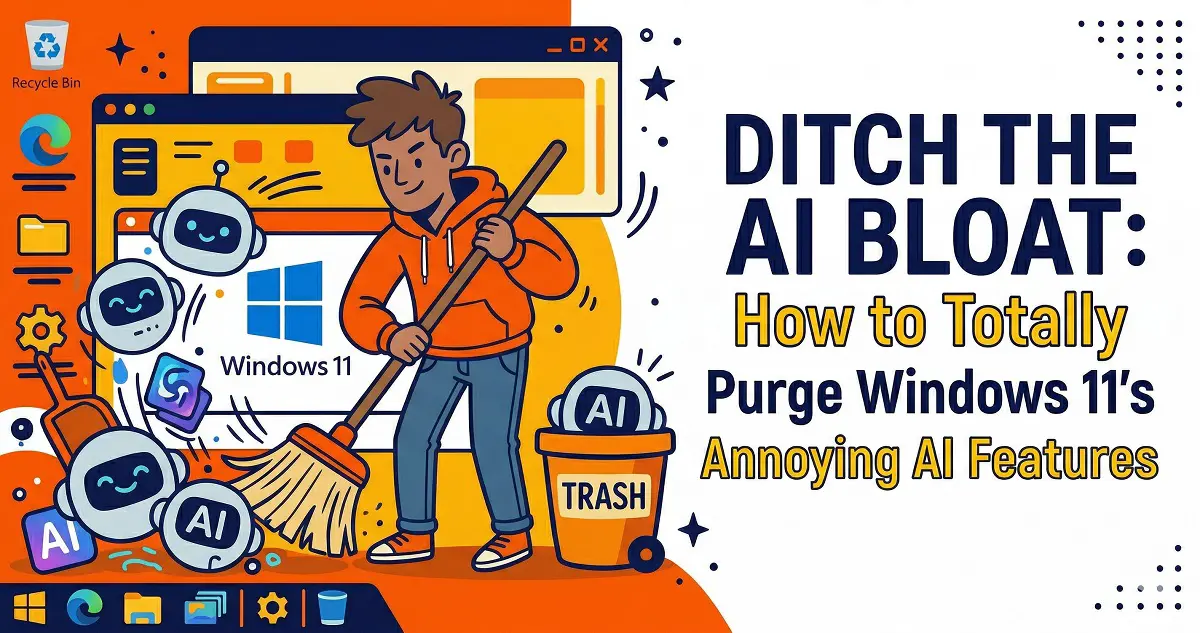 Ditch the AI Bloat: How to Totally Purge Windows 11's Annoying AI Features