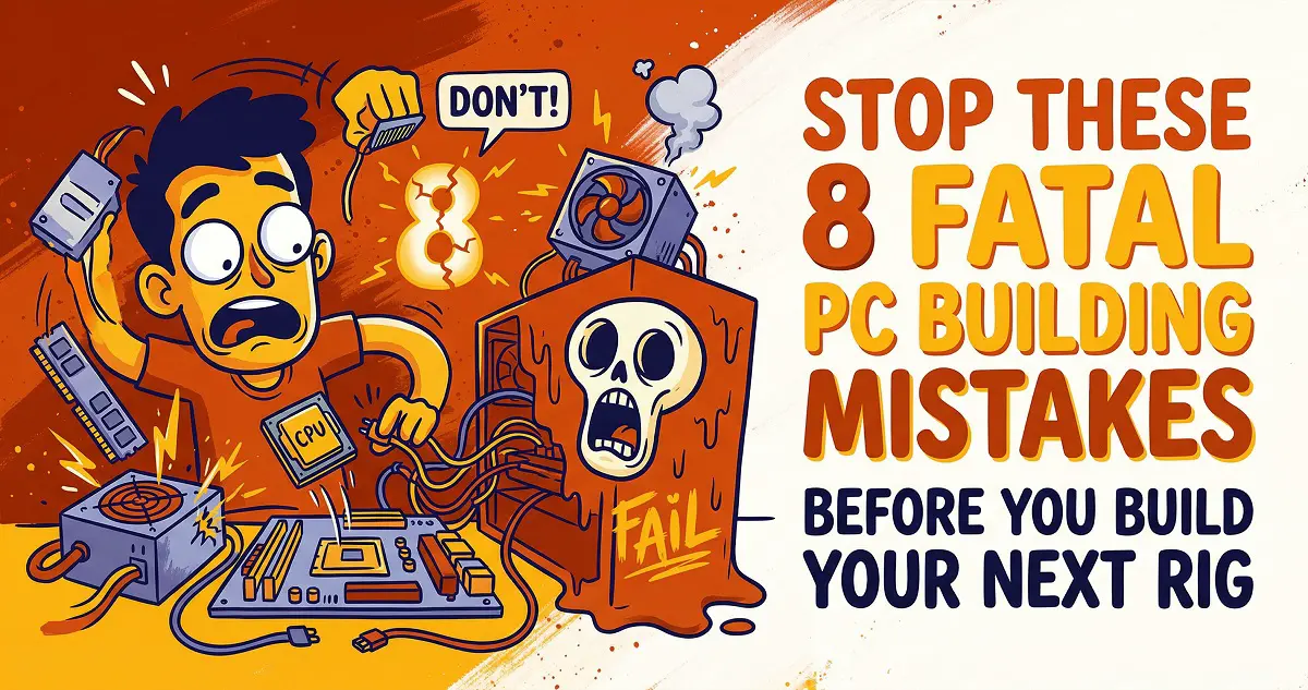 Stop These 8 Fatal PC Building Mistakes Before You Build Your Next Rig