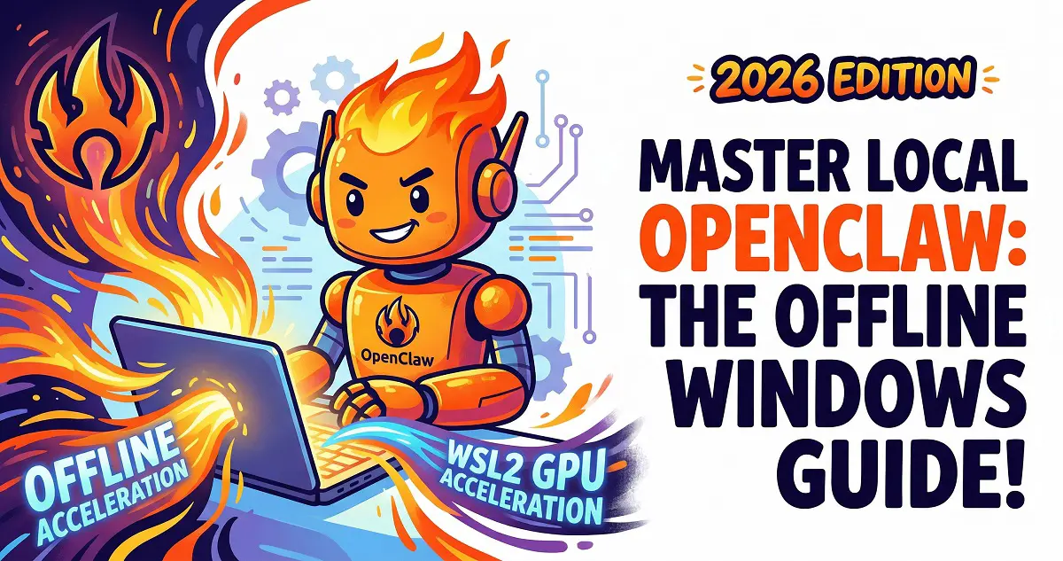 The Ultimate Guide to Deploying OpenClaw Locally on Windows (Offline + WSL2 GPU Acceleration)