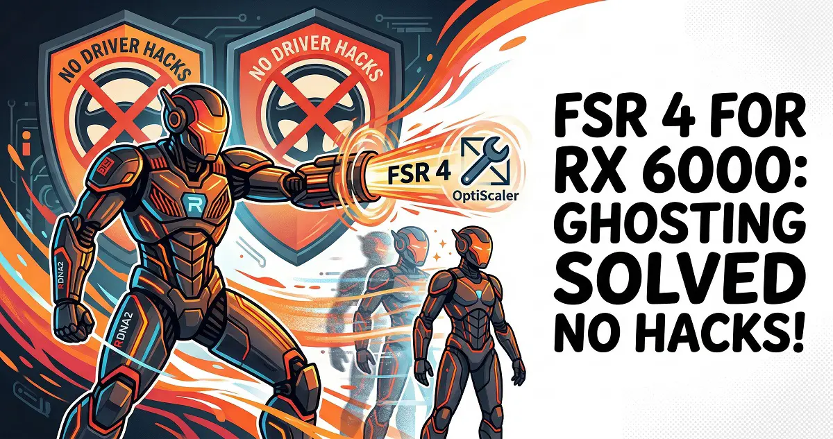 Unlock FSR 4 on Your RX 6000 Series: OptiScaler 4.0.2b Fixes Ghosting Without Driver Hacks