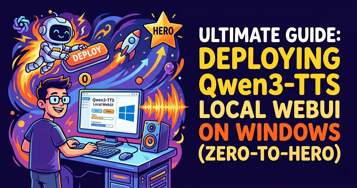 Ultimate Guide: Deploying Qwen3-TTS Local WebUI on Windows (Zero-to-Hero)