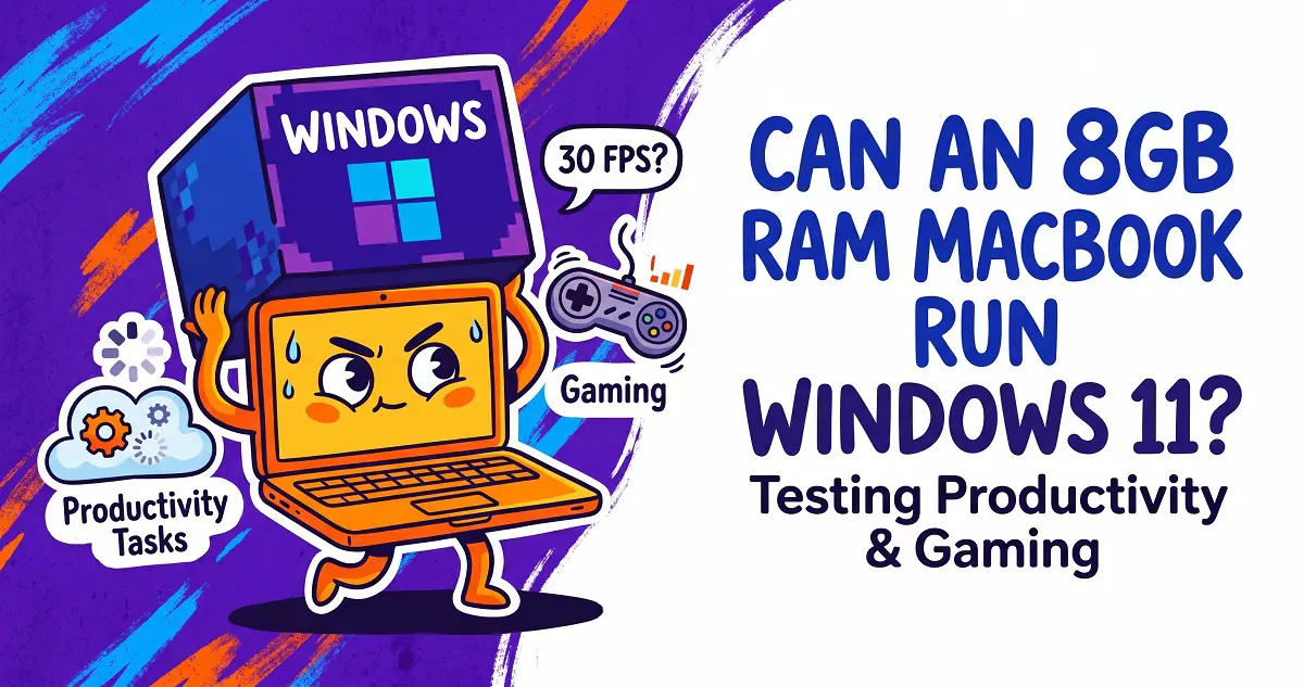 Can an 8GB RAM MacBook Neo Run Windows 11? Testing Productivity & Gaming