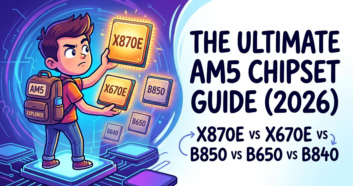 The Ultimate 2026 AM5 Chipset Guide: X870E vs X670E vs B850 vs B650 vs B840