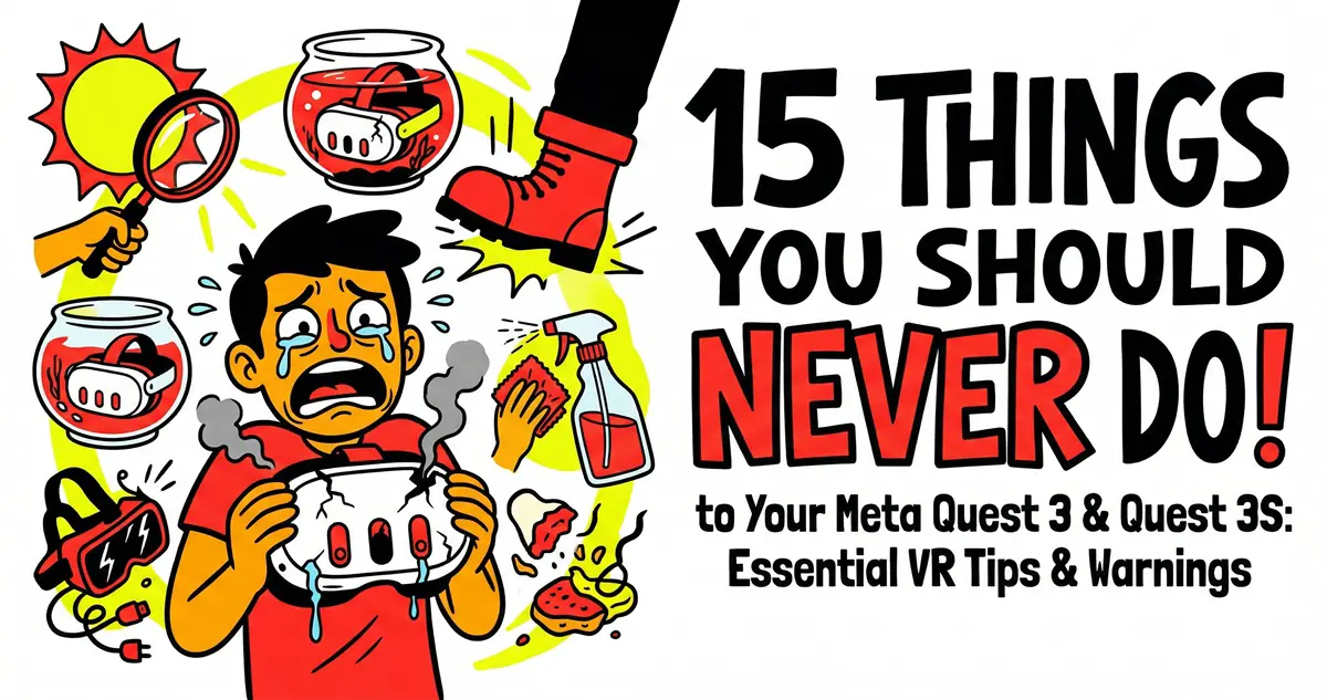 15 Things You Should NEVER Do to Your Meta Quest 3 and Quest 3S: Essential VR Tips and Warnings
