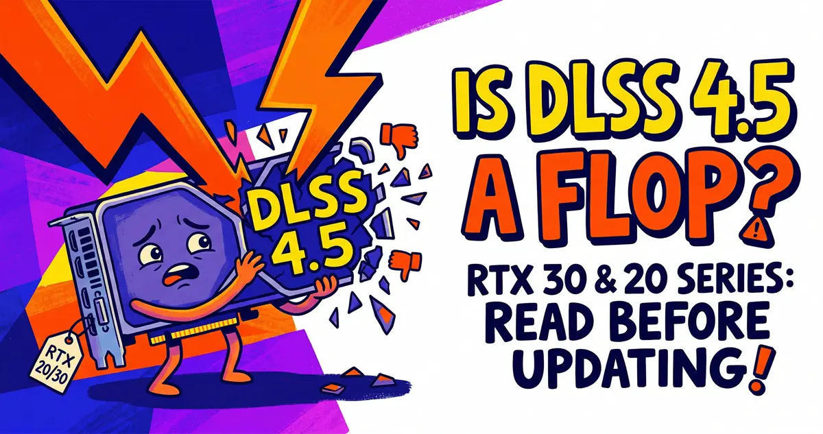 Is DLSS 4.5 a Flop? RTX 30 and 20 Series Users, Read This Before Updating!