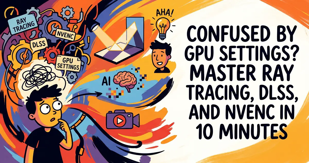Confused by GPU Settings? Master Ray Tracing, DLSS, and NVENC in 10 Minutes