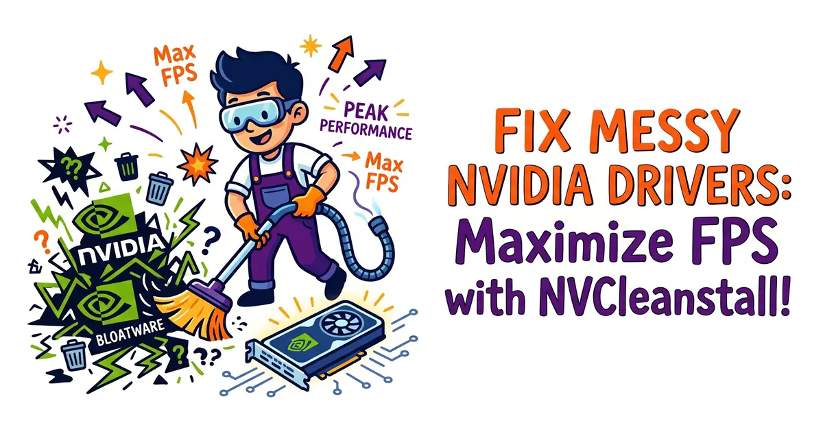 Is Your NVIDIA Driver Installation Messy? Use NVCleanstall for a Clean Install & Max FPS