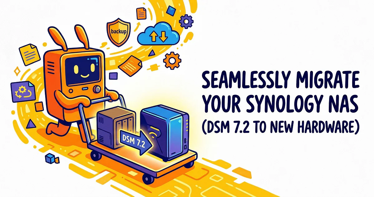A Guide to Seamlessly Migrating Your Synology NAS (DSM 7.2) to New Hardware