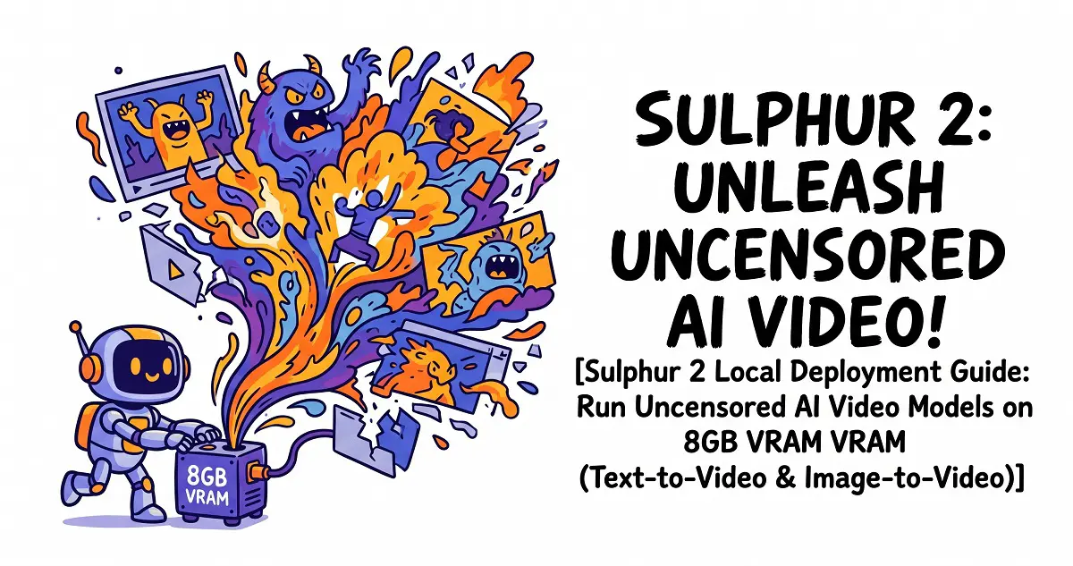 Sulphur 2 Local Deployment Guide: Run Uncensored AI Video Models on 8GB VRAM (Text-to-Video & Image-to-Video)