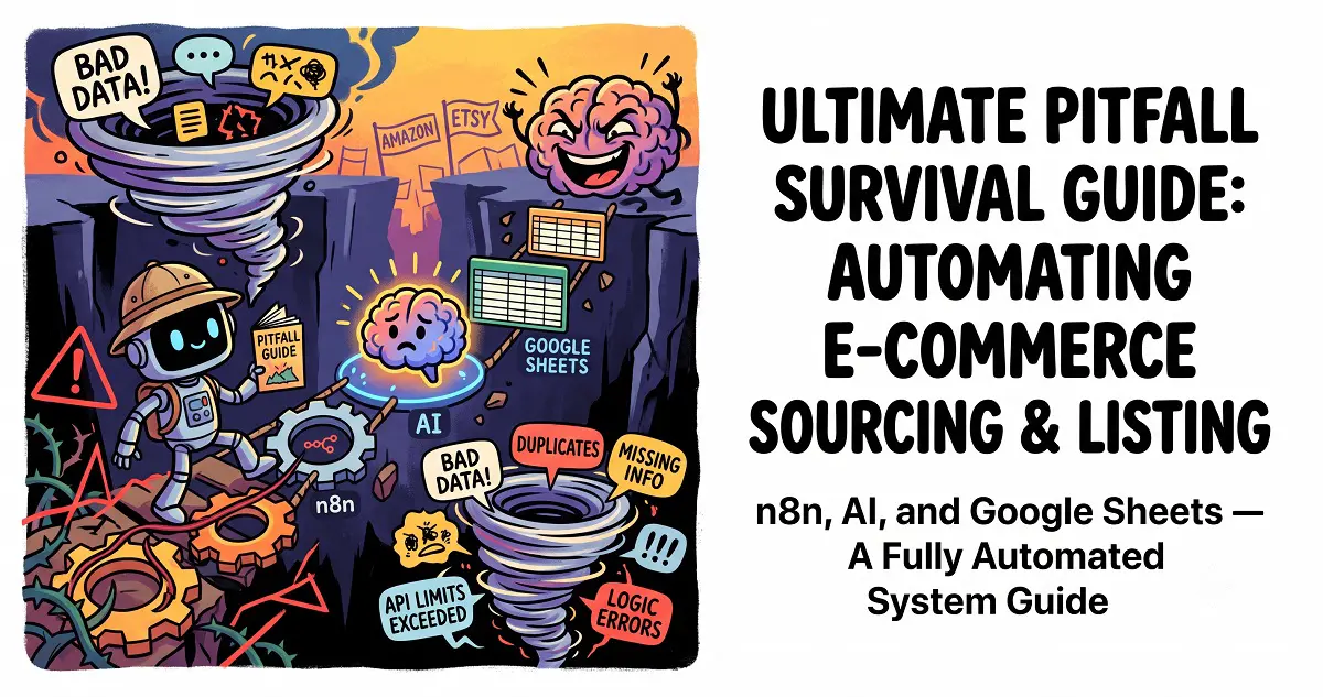 Building a Fully Automated Cross-Border E-commerce Product Sourcing and Listing System: n8n, AI, and Google Sheets — A Pitfall Survival Guide