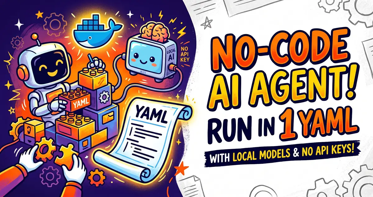 Build AI Agents Without Code: Run Docker Agent via YAML and Connect Local Models Without API Keys